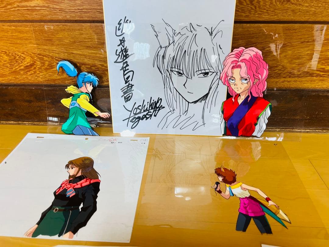 幽☆遊☆白書 蔵馬 妖狐 冨樫義博先生直筆サイン色紙 幻海.ボタンセル