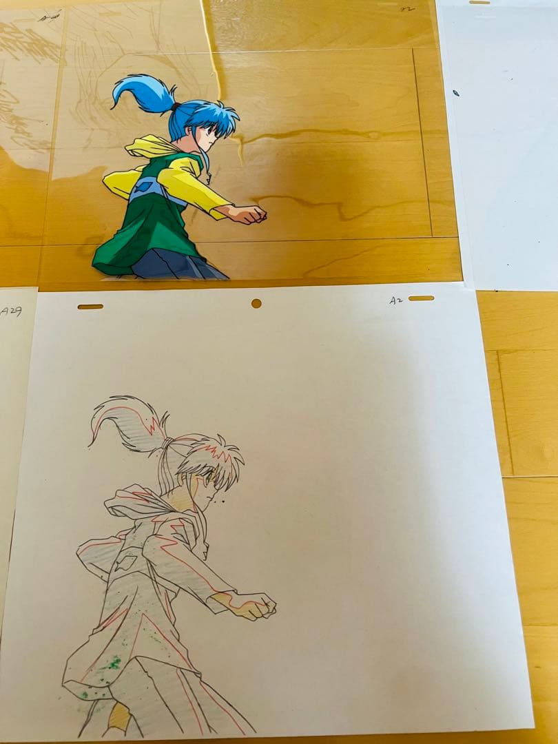 幽☆遊☆白書 蔵馬 妖狐 冨樫義博先生直筆サイン色紙 幻海.ボタンセル