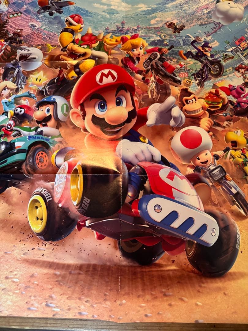 マリオカートワールド DELTARUNE 両面b2ポスター 付録 ニンテンドー