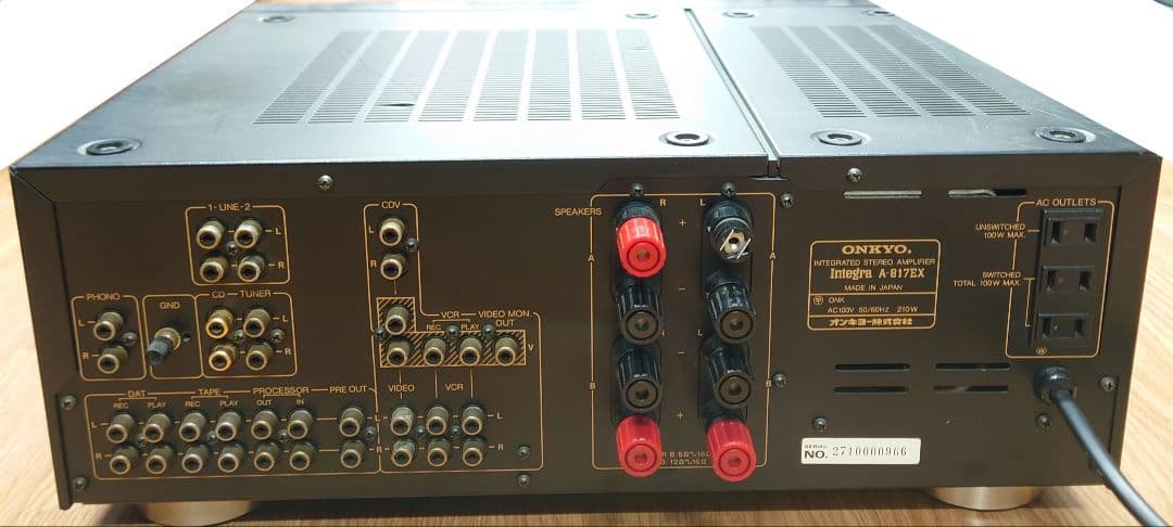 定価￥79800】ONKYO Integra A-817EXプリメインアンプ - メルカリ