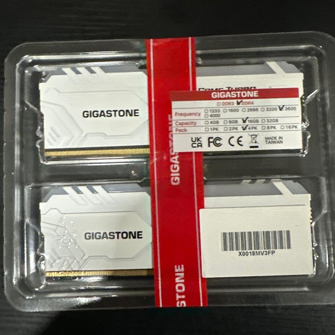 GIGASTONE Game TURBO 16GBx4枚 DDR4 - メルカリ