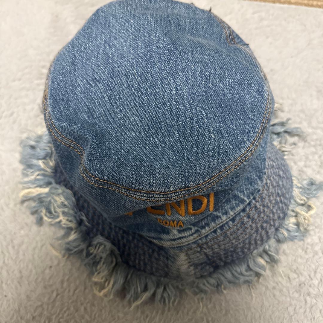 FENDI デニムバケットハット バケハ - メルカリ