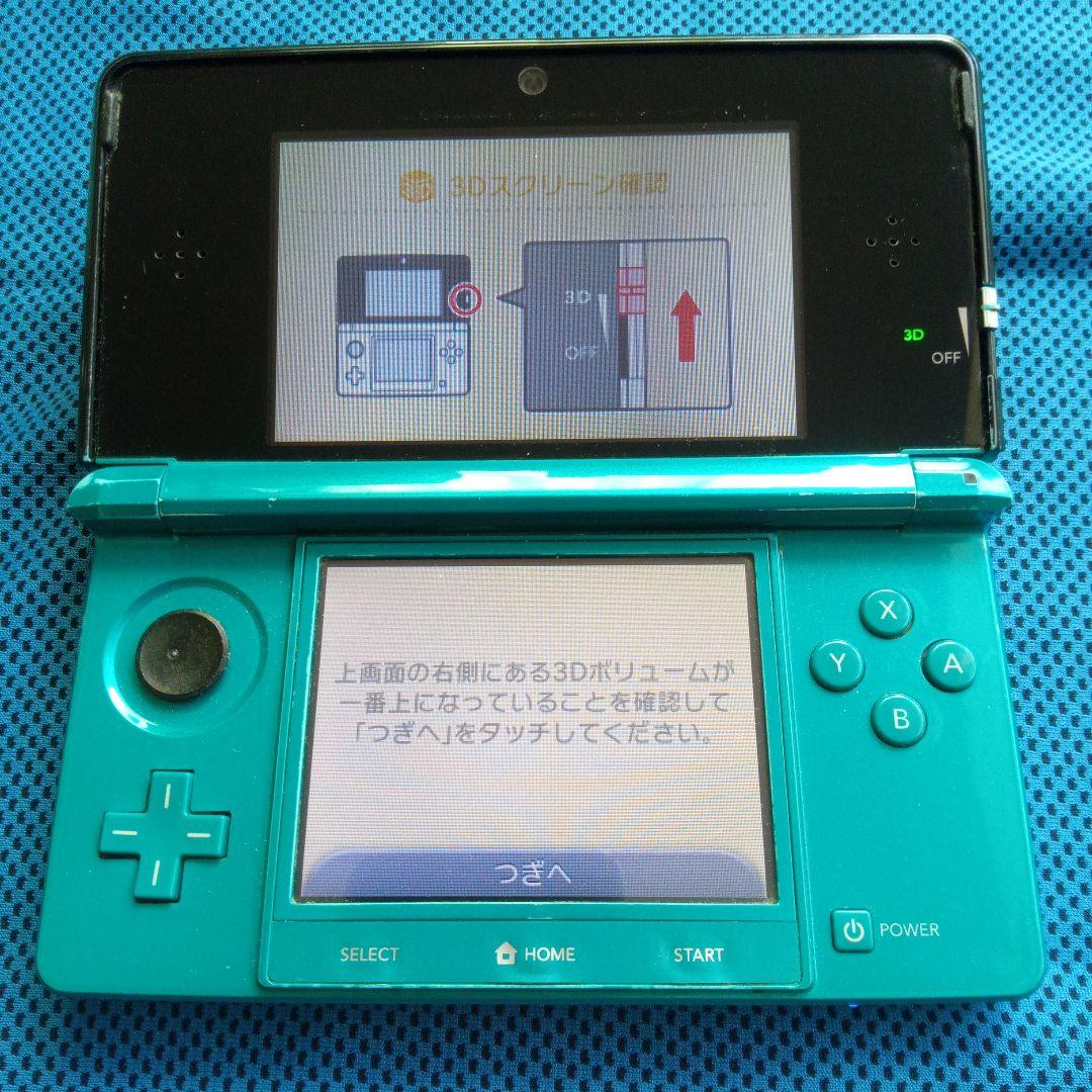 Nintendo 3DS エメラルドグリーン 本体&ペンのみ - メルカリ