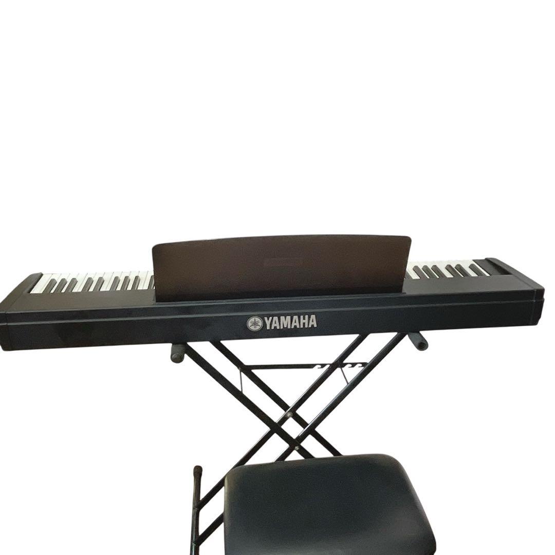 動作確認済み】YAMAHA 電子ピアノ P-80 ペダル スタンド 椅子 - メルカリ