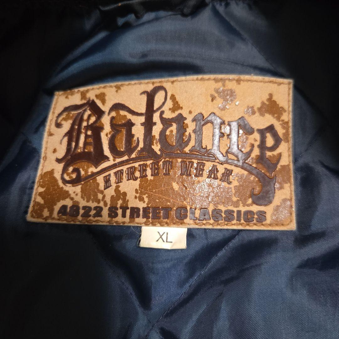 激レア BALANCE STREET WEAR スタジャン XL ネイビー - メルカリ