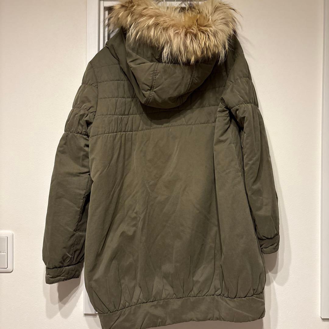 MAITRESSE オリーブグリーン ファー付きモッズコート - メルカリ