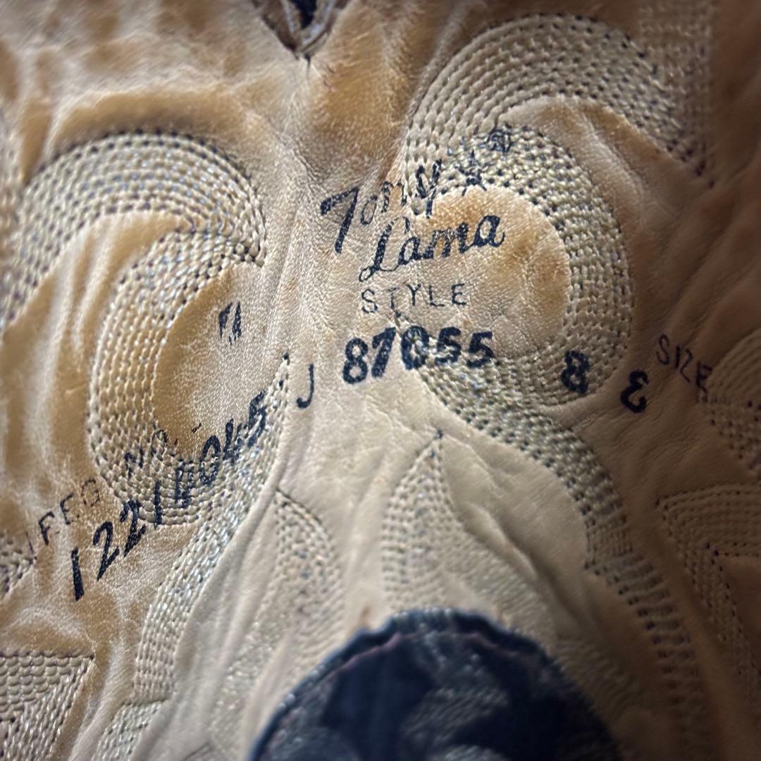 希少】Tony Lama ウエスタンブーツ パイソン 87055 US8 - メルカリ