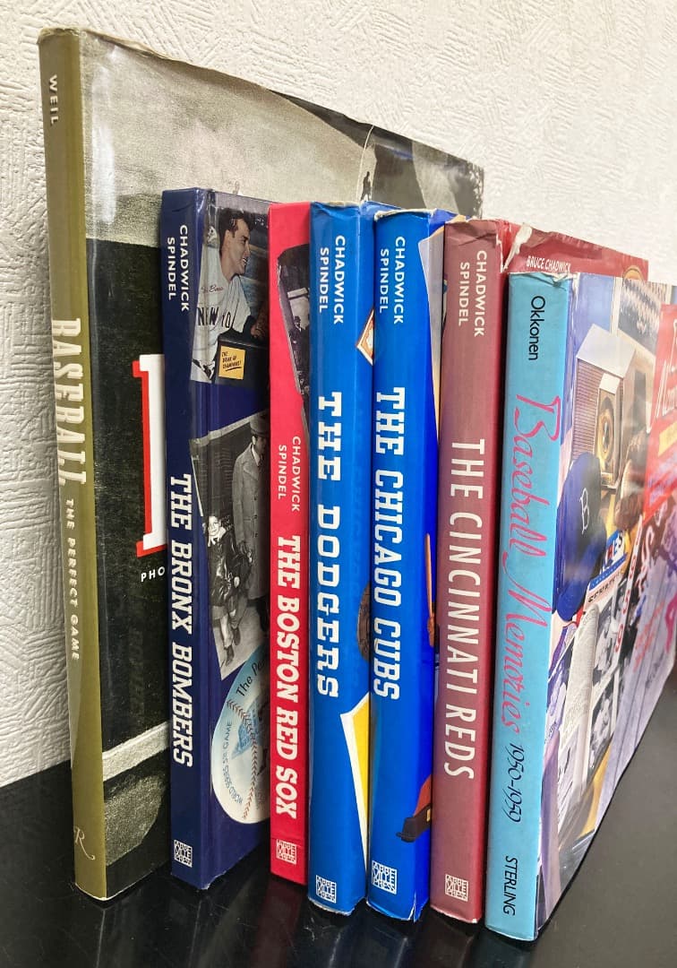 最終値下☆MLB☆メジャーリーグなど野球の洋書7冊☆ドジャース／レッド