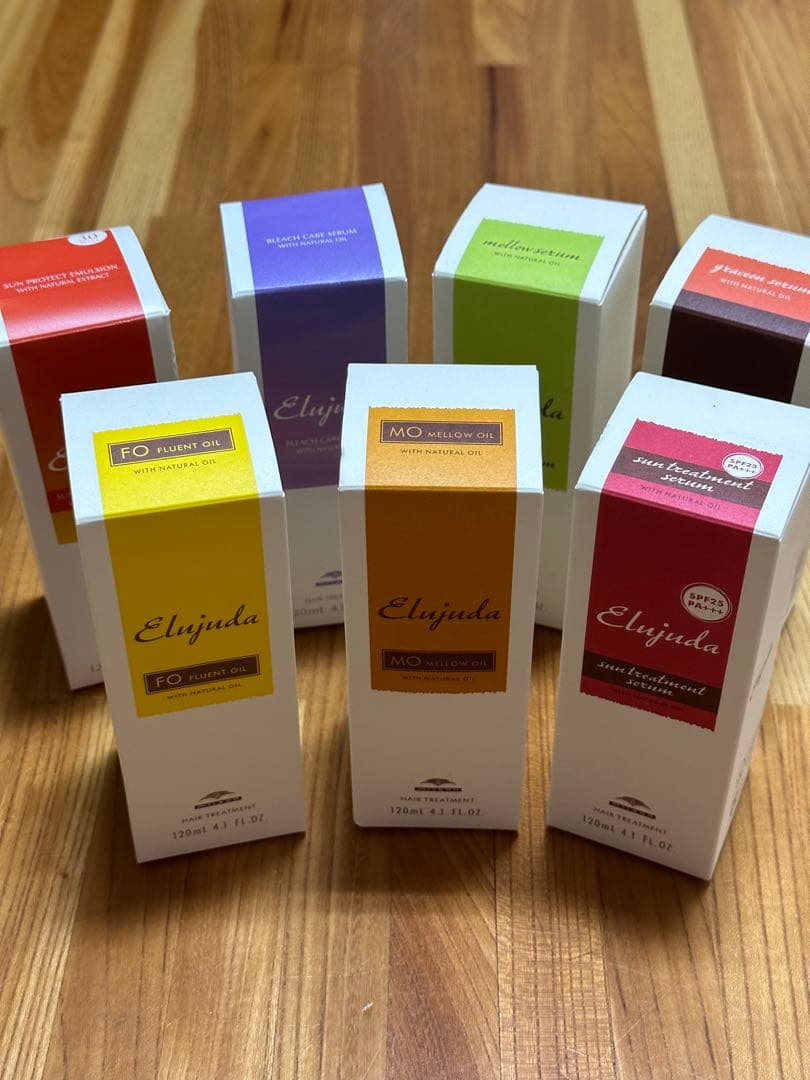 ミルボン　エルジューダ　色々7本セット　ヘアミルク　ヘアオイル 13.jpg