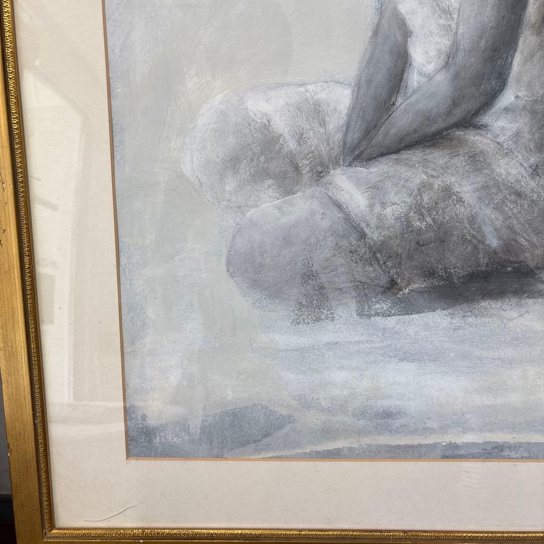 画家　串田都美雄氏　人物画