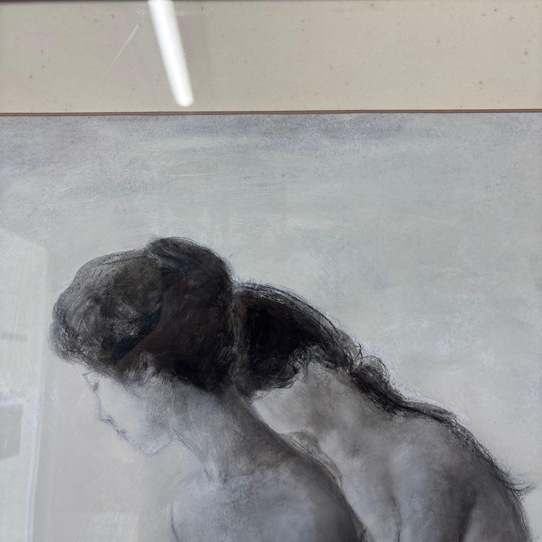 画家　串田都美雄氏　人物画