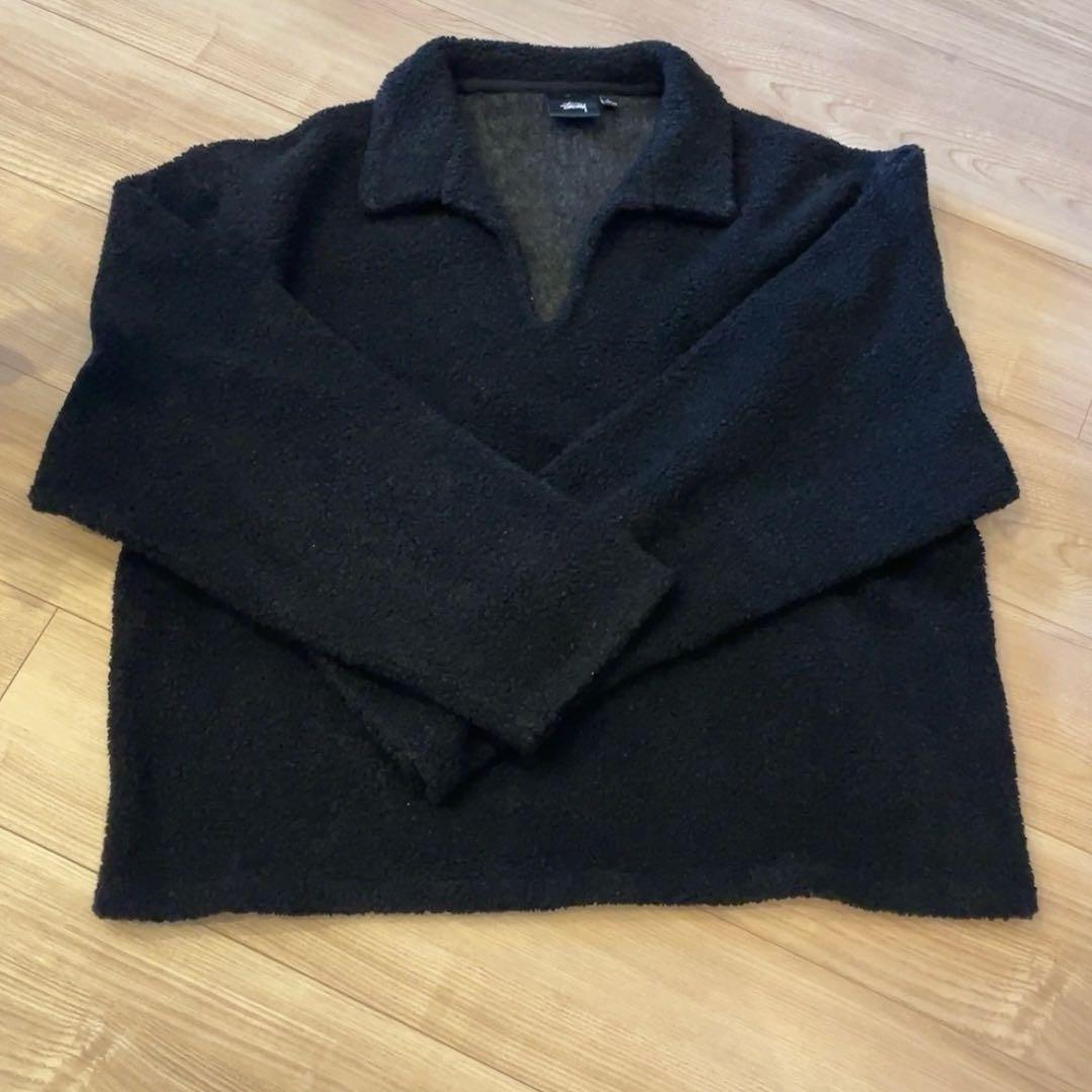 Stussy ブラック ボア　プルオーバー ニット 楽天市場】STUSSY ステューシー ニット サイズ:XL 21AW カシミア混