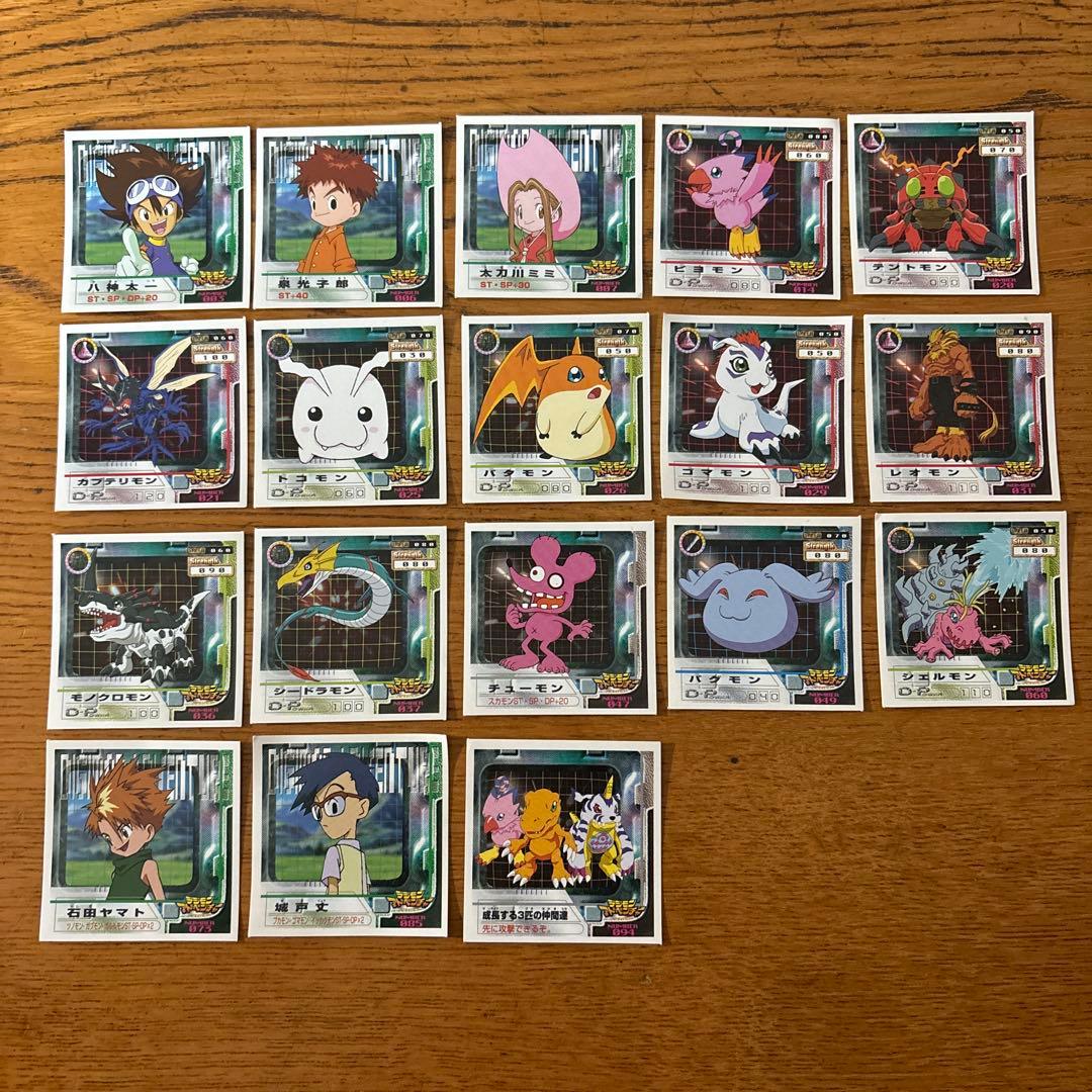 デジモン シール 18枚 - メルカリ