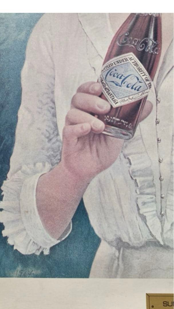 レア♦️コカコーラ♦️非売品ポスター☆サマーガール♦️店舗や部屋の