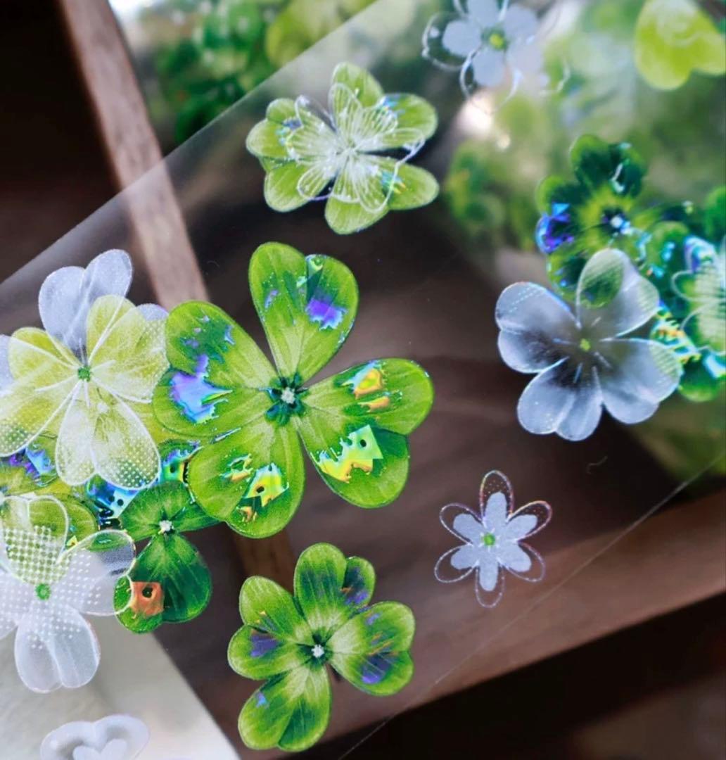 NO.794】海外マステ PET クローバー コラージュ おすそ分け - メルカリ