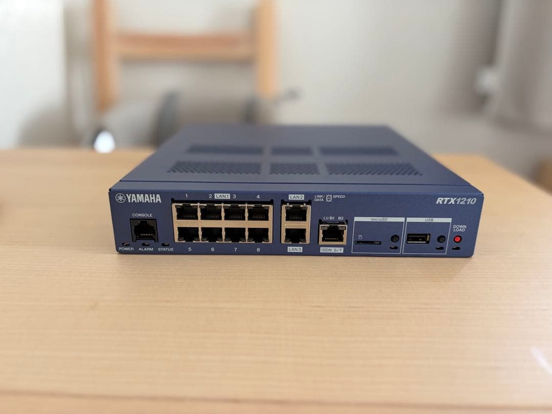 中古】YAMAHA RTX1210 有線LANルーター - メルカリ