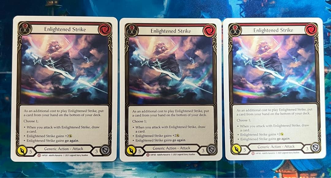 Enlightened Strike 3枚 flesh and blood