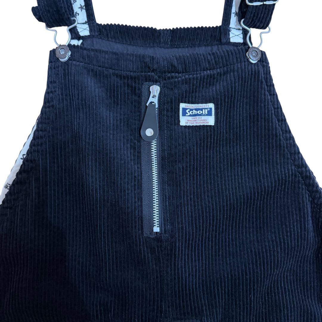 Schott コーデュロイ オーバーオール パンツ ブラック 黒 M - メルカリ