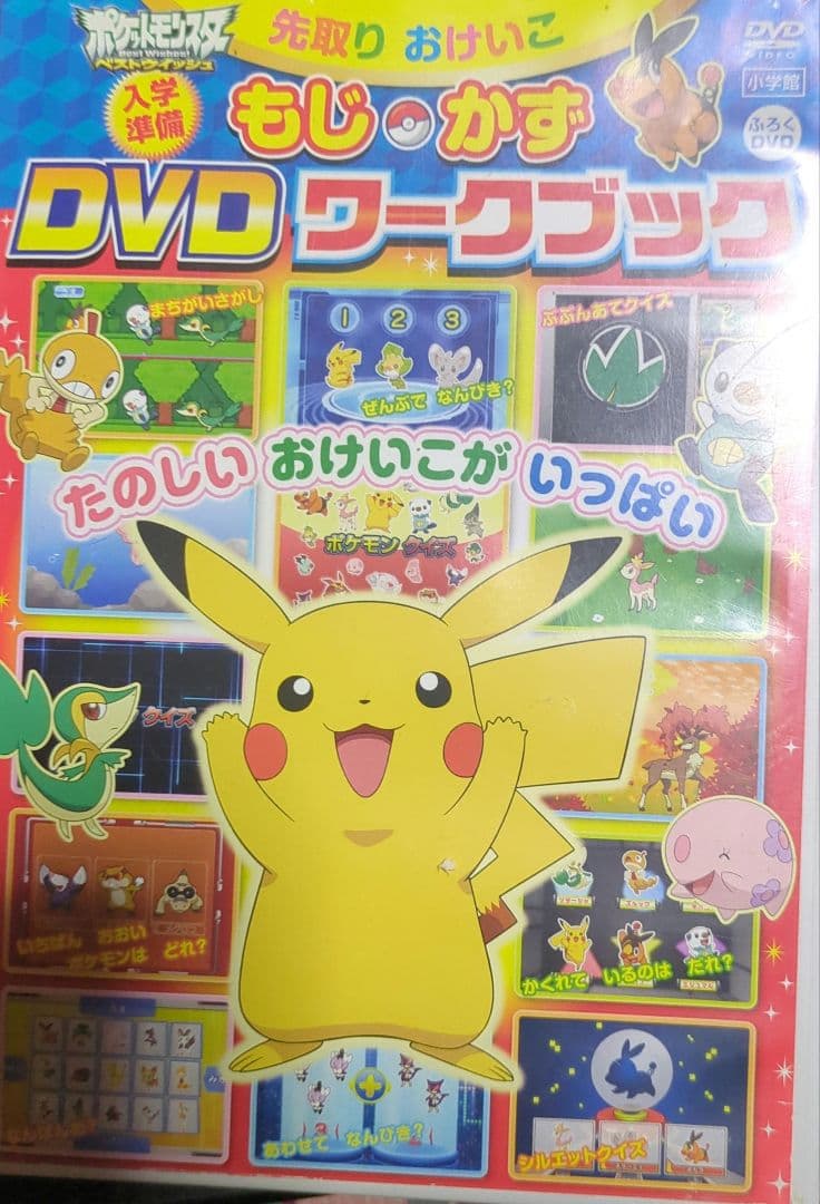 ポケモンDVD付き 2種類。幼稚園▪️保育園の頃、幼児向け