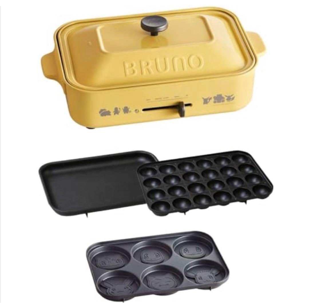 BRUNO ホットプレート ポケモン　新品未使用 楽天市場】BRUNO コンパクトホットプレート用 パンケーキプレート
