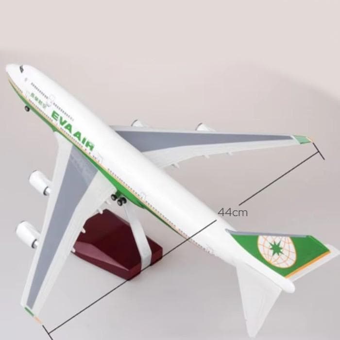 エバーエアー B747 エバー航空 模型飛行機 ランディングギア LEDライト