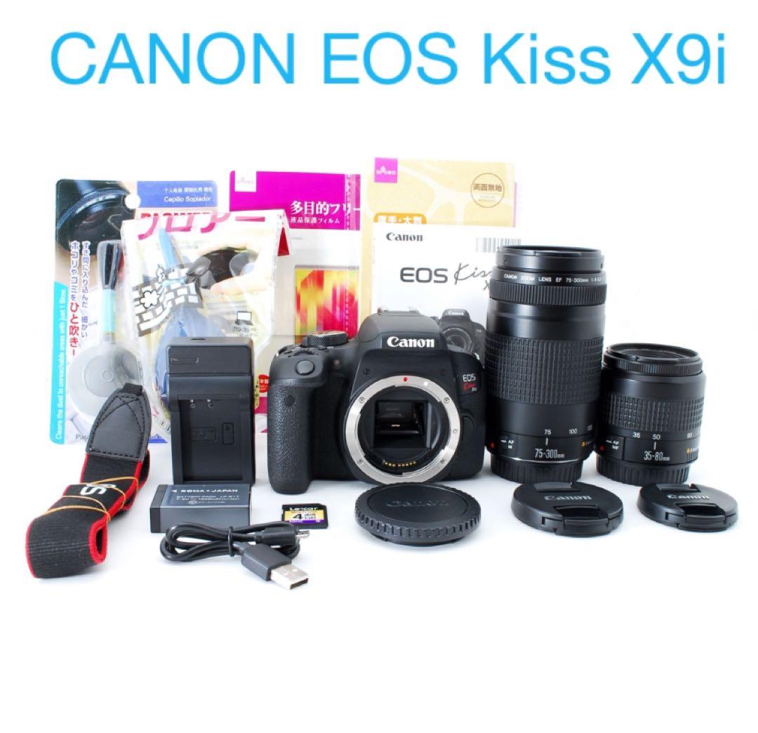 保証付/一眼レフカメラcanon kiss x9i 標準＆望遠ダブルレンズセット Amazon | Canon デジタル一眼レフカメラ EOS Kiss X9i ダブルズーム