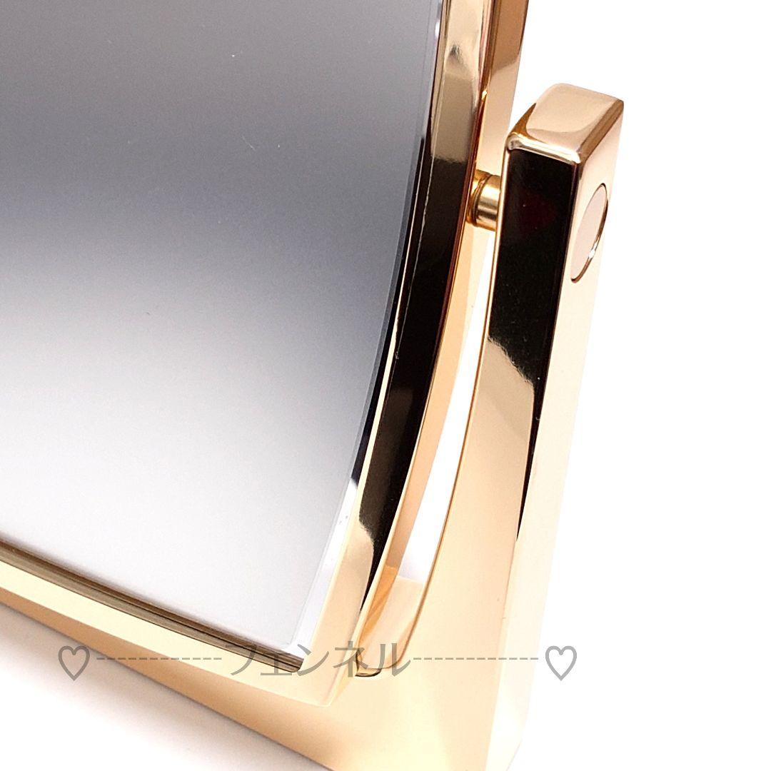 2025 最新 CHANEL スキンケア 正規ノベルティ 卓上 ゴールドミラー