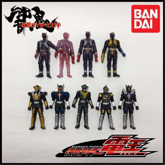 仮面ライダー響鬼&電王 食玩ソフビセット』 - メルカリ