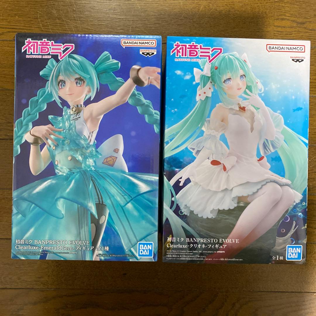初音ミク BANPRESTO EVOLVE Clearluxe 2種セット - メルカリ