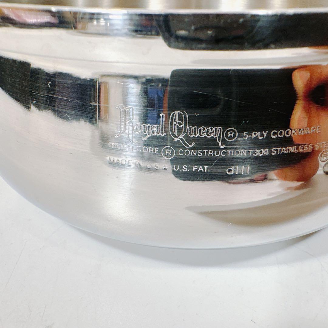 ロイヤルクイーン ROYAL QUEEN 1コート ステンレス鍋 IH対応 - メルカリ