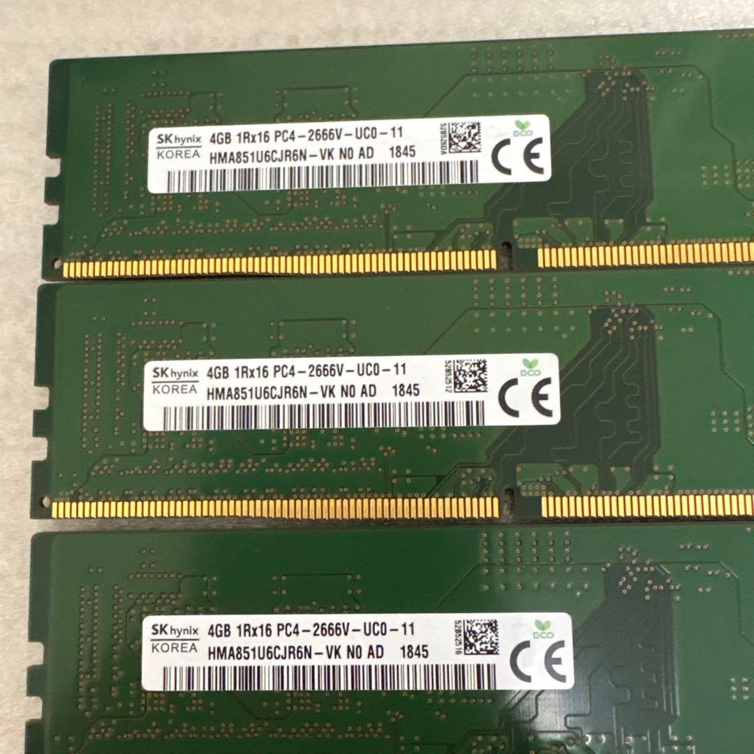 SK hynix 4GB PC4-2666Vメモリ 10枚 - メルカリ