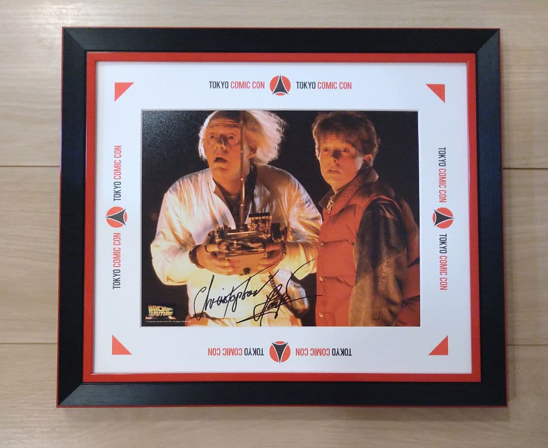 5月で出品終了 クリストファー・ロイド 直筆サインポートレート 額入り