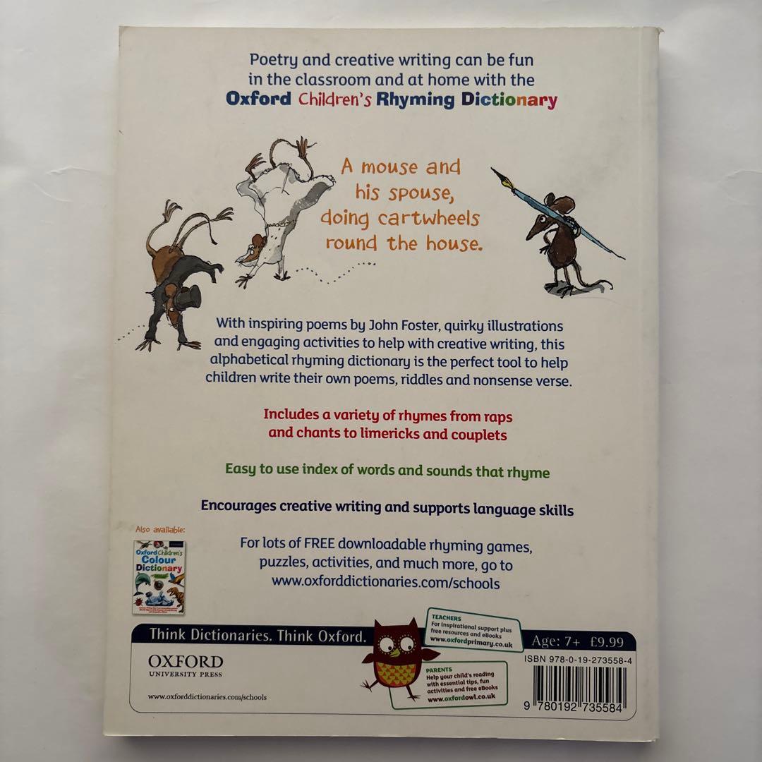 Oxford Children's Rhyming Dictionary - メルカリ