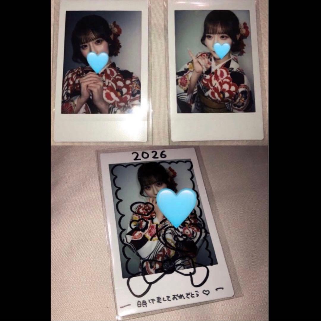 Pretty chuu 齊藤千夏 あけおめ ランチェキ デコチェキ セット - メルカリ