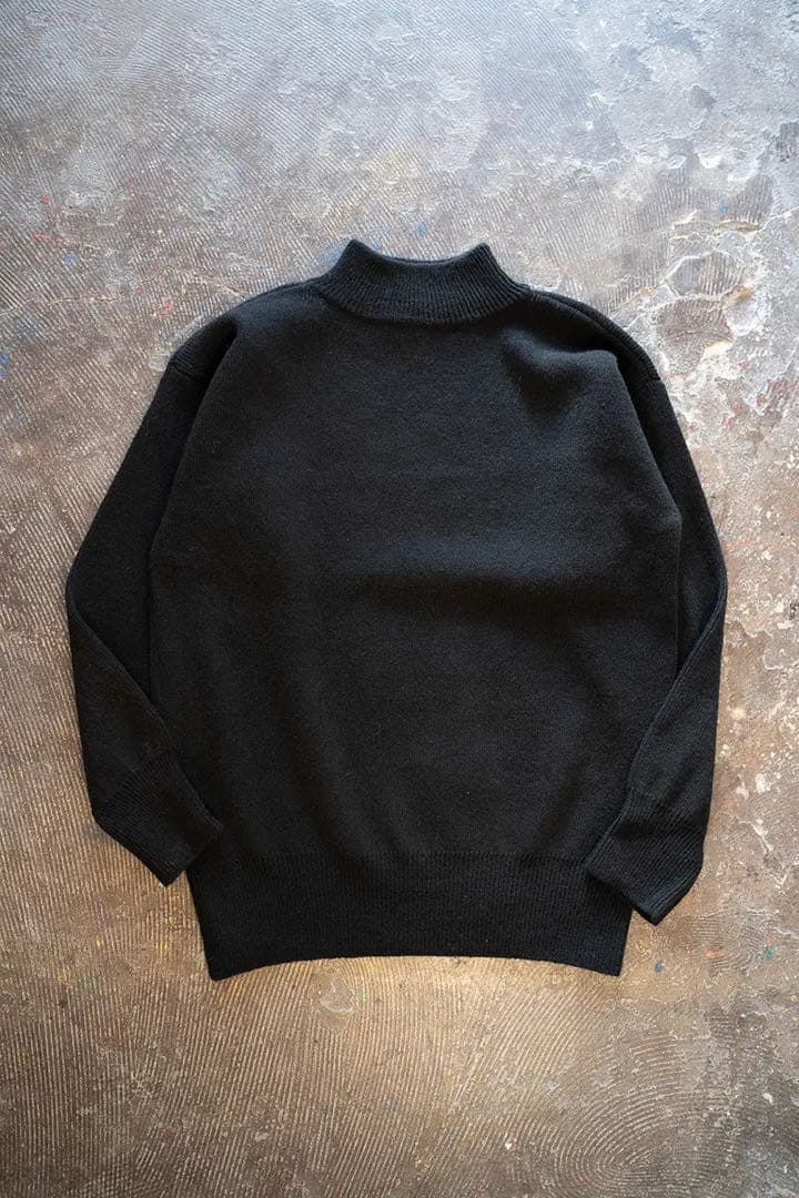 【slopeslow】シェットランドウール GOB sweater SLOPESLOW / HARD TWISTED SHETLAND WOOL 