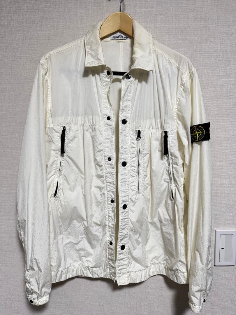 Stone  ナイロンジャケット　ロゴパッチ付き 楽天市場】STONE ISLAND ストーンアイランド Garment Dyed Crinkle