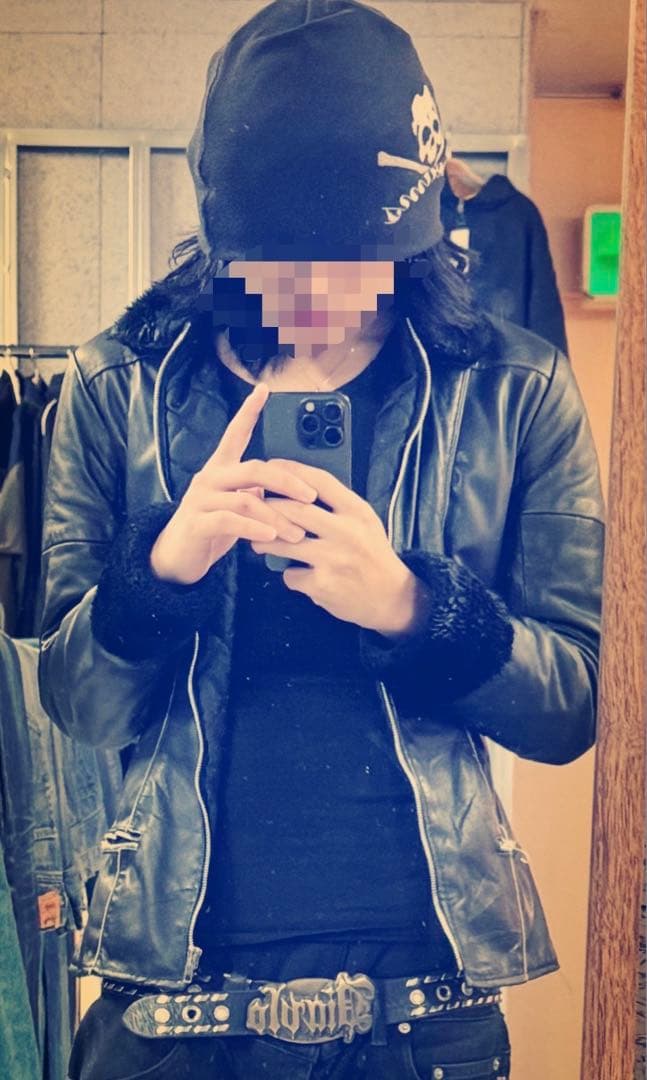 Y2K ファー 短丈レザージャケット 平成 お兄系 ギャル男 Archive