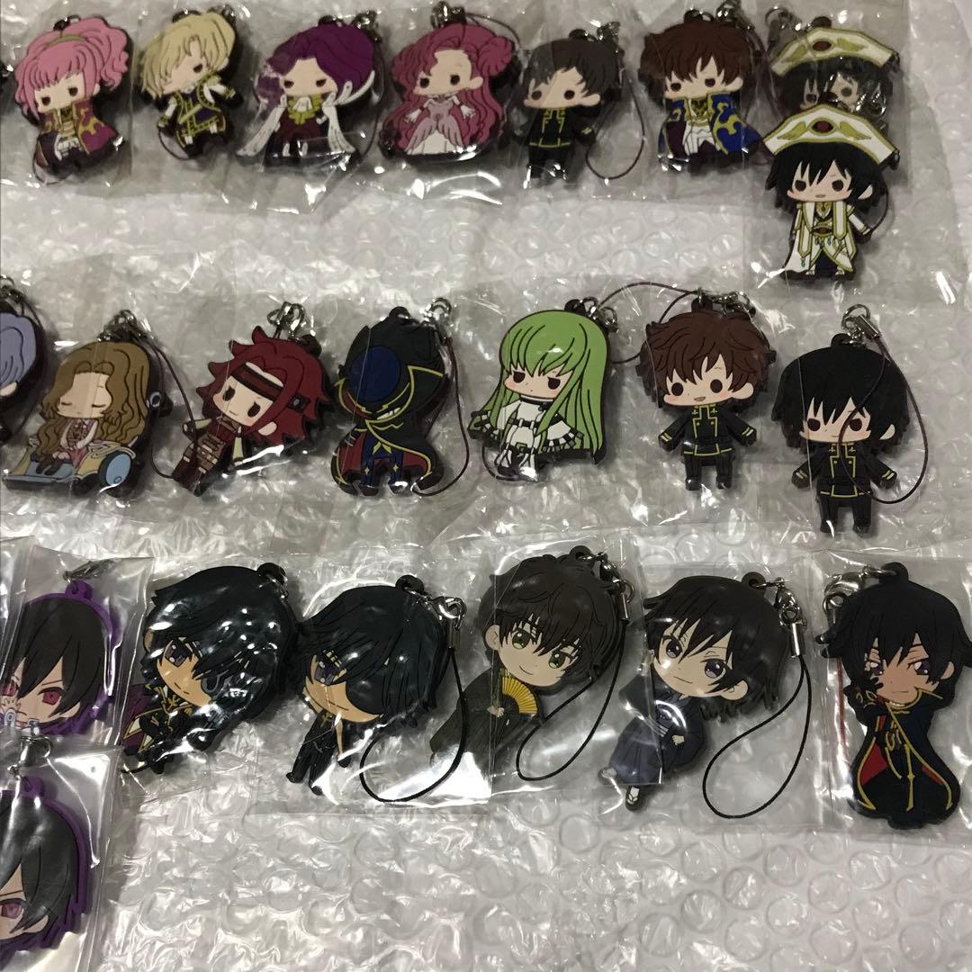 コードギアス 反逆のルルーシュ ラバーストラップ ラバスト セット