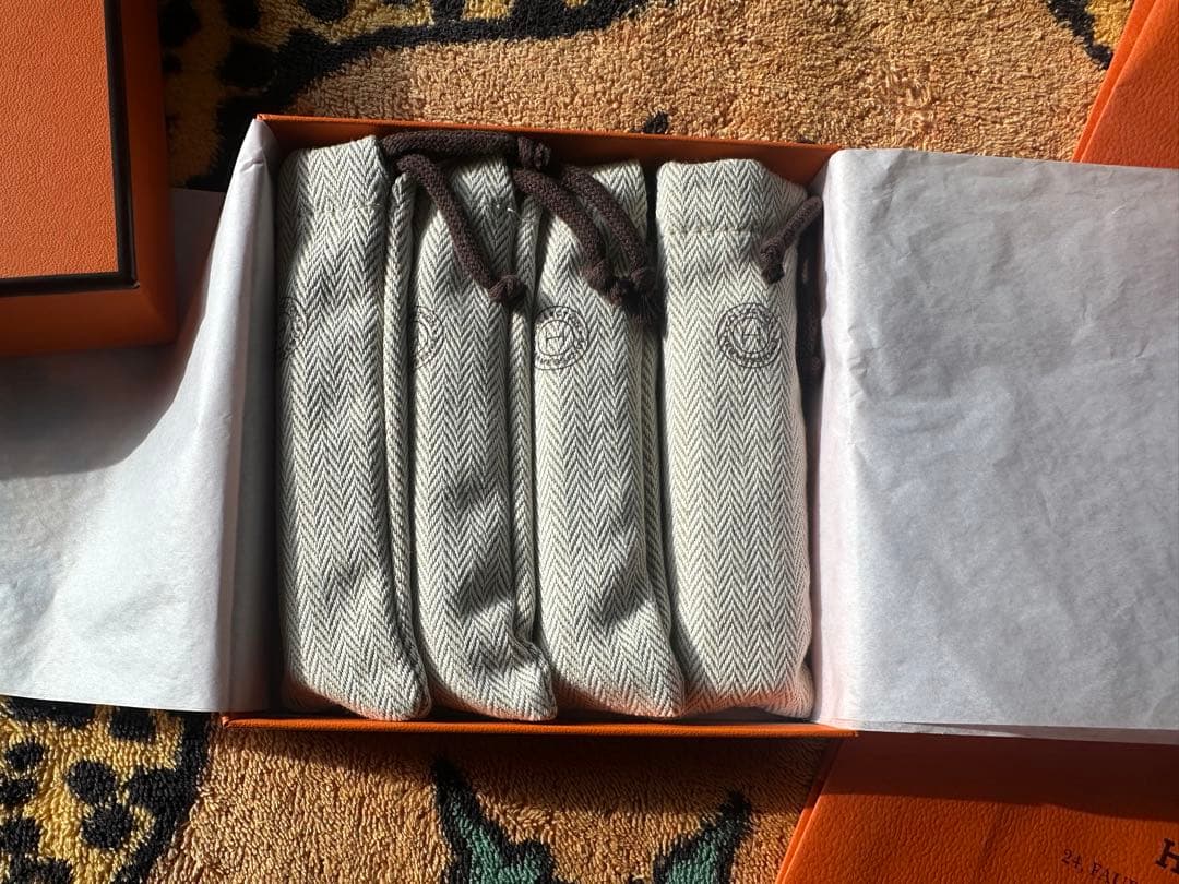 HERMES エルメス ミニ香水 4本セット 箱・袋・ショッパー付き　新品未使用 HERMESエルメス 香水 ギフト ディスカバリーセット 7.5mL×4本 (HERMES