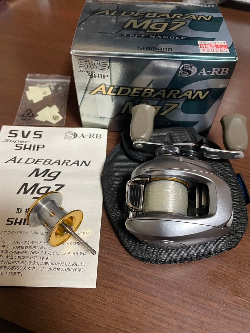 美品09アルデバランmg7 レフトハンドル　左ハンドル　ハイギア　予備スプール付 シマノ 09アルデバランMg7 右ハンドルを追加購入 ｜ blog@lurestyle