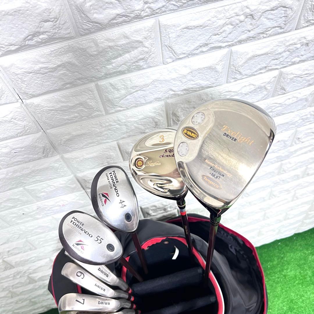 ゴルフセット初心者応援レディースDaiwa ラウンド仕様右打すぐ使える
