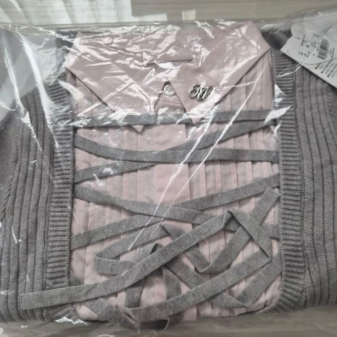 ミシェルマカロン ハニーミュウ レースアップドッキングトップス XS グレー