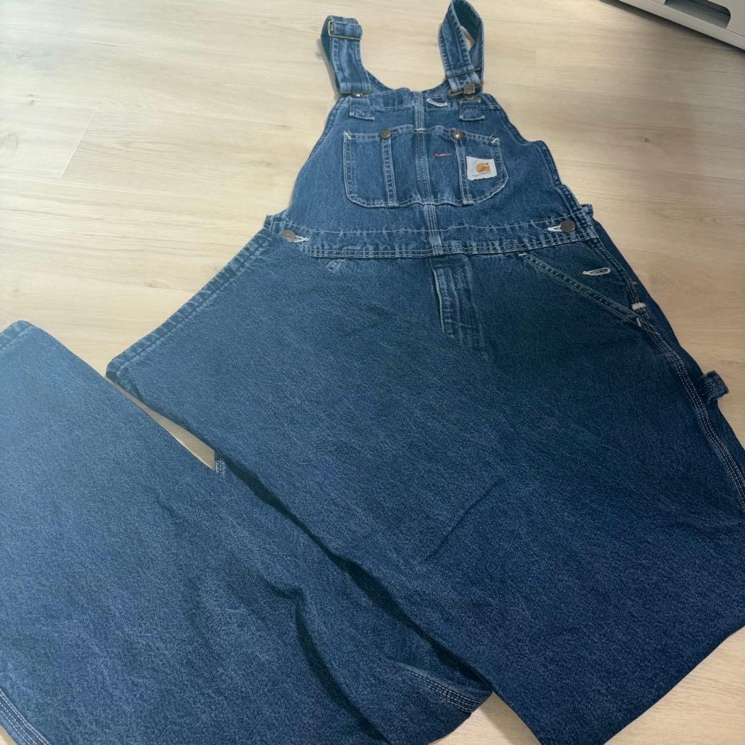 【みーちゃん】カーハートオーバーオール 中古・古着通販】MISS CarHartt (ミス カーハート) デニム