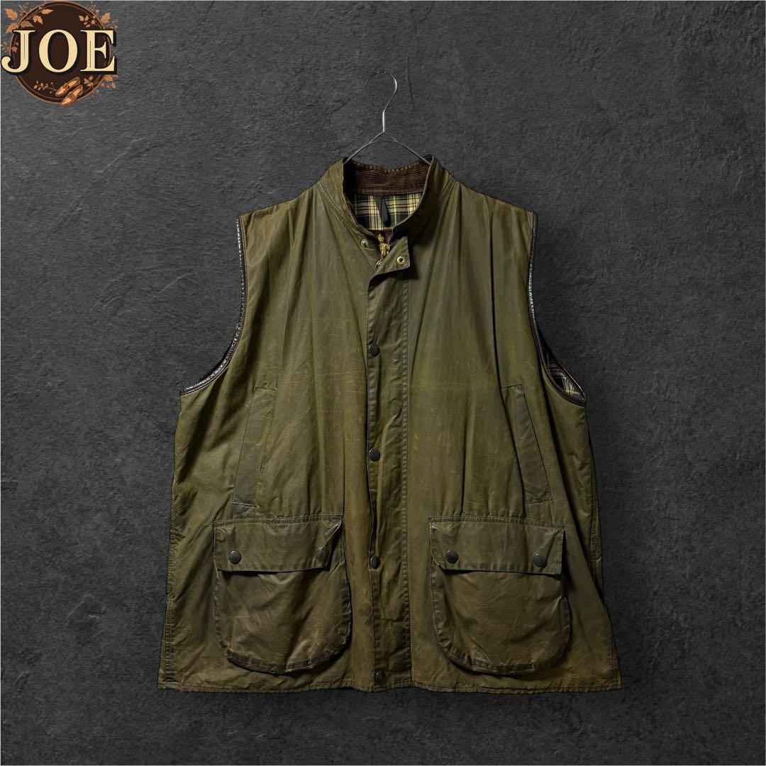 ゆう 英国製 Barbour WESTMORLAND オイルドベスト 英国製 バブアー オイルドベスト ワックスコットン ウエストモアランド