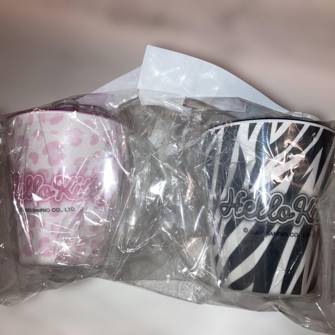 最安値！アベイル キティ メラミンカップ ゼブラ ヒョウ柄 コップ