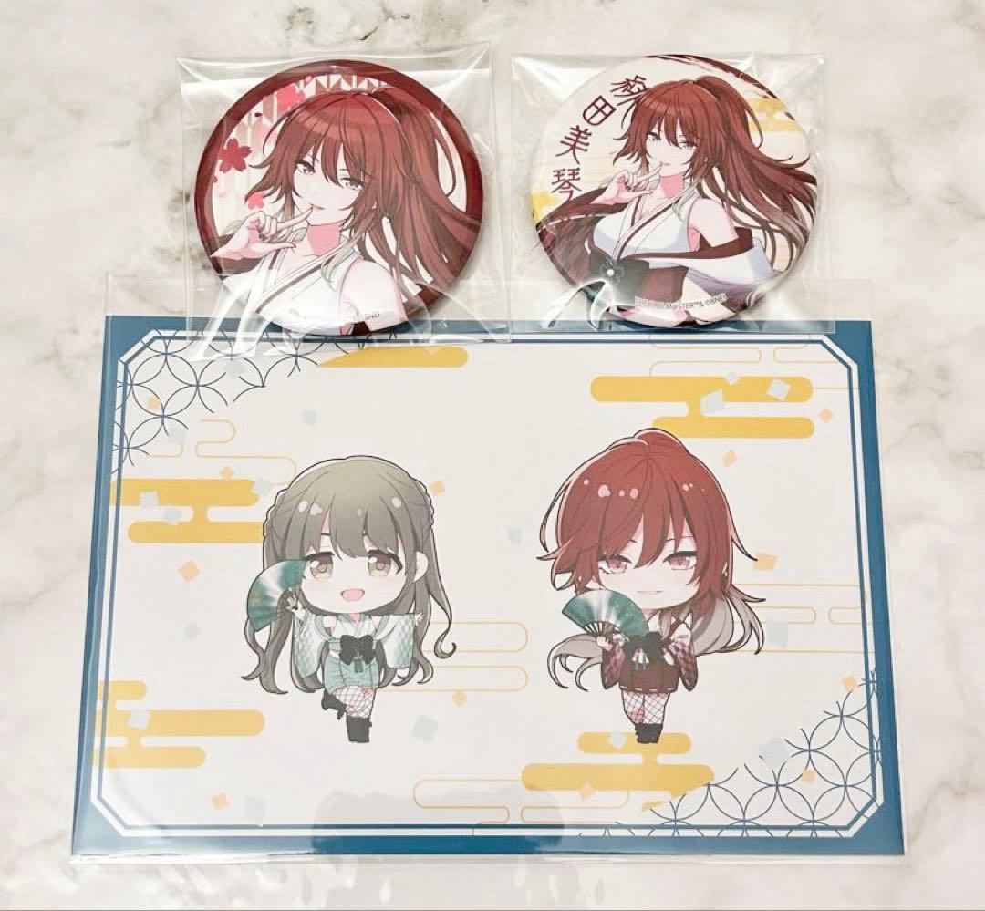 シャニマス 舞姫彩︎華 緋田美琴 缶バッジ ポスカ 3点セット - メルカリ