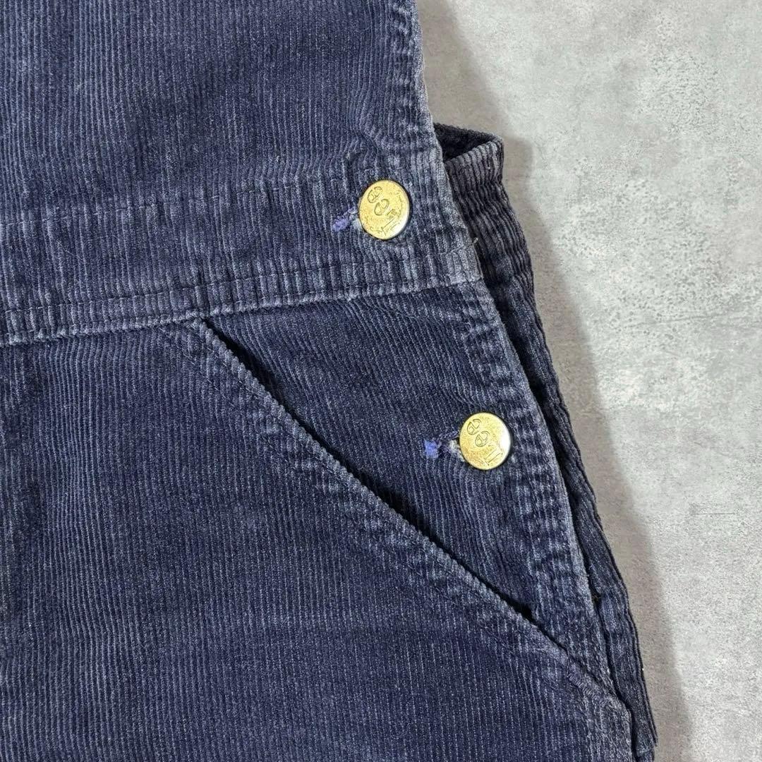 美品】 USA製 70s Lee オーバーオール コーデュロイ ネイビー - メルカリ