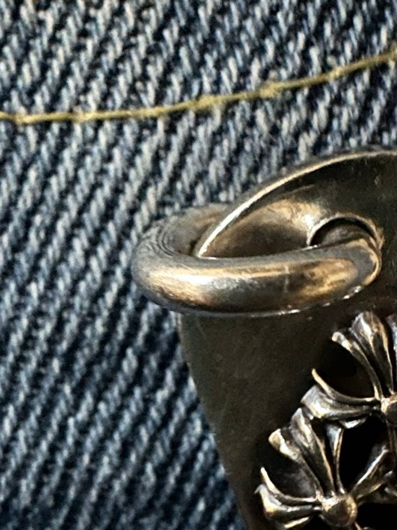 CHROME HEARTS レイズドセメタリークロスドッグタグ 1998 NYC