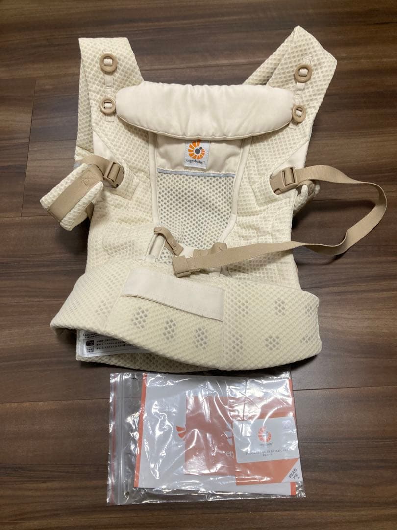 美品】エルゴ 抱っこ紐 アダプト ソフトフレックス ナチュラルベージュ