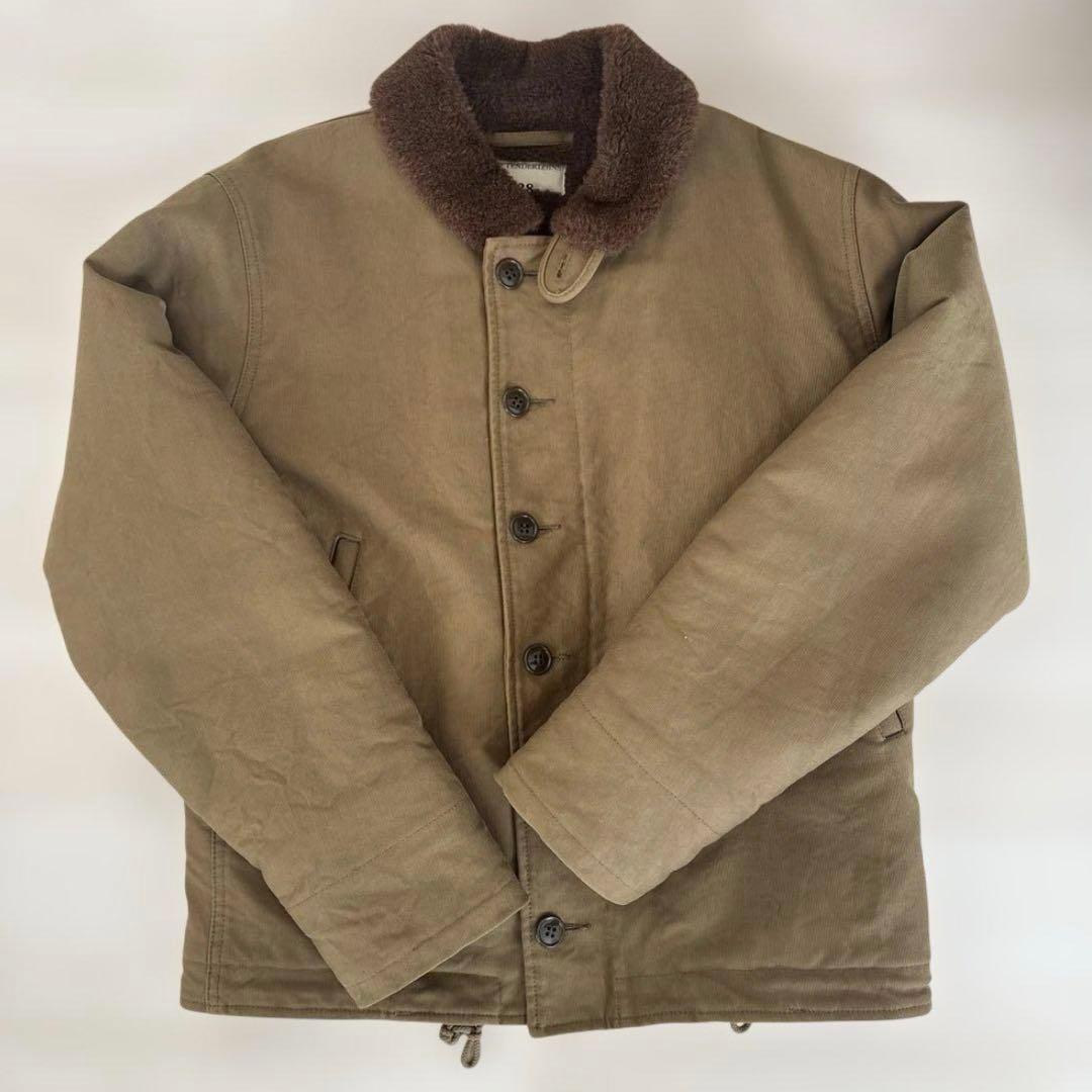 TENDERLOIN テンダーロイン デッキジャケット カーキ38 TENDERLOIN テンダーロイン T-1 デッキジャケット カーキ Size 【S